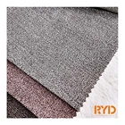 Linen Free Sample 100%Polyester Linen Rayon Plain Dyed Woven Upholstery Curtain And Sofa Fabrics