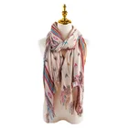 Viscose Shawl 2021 Wholesale Winter Viscose Sleeves Beautiful Colourful Ladies Cape Shawl