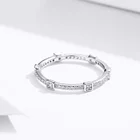 Unisex Ring Rings Unique Ring New Unique Silver Zircon Unisex Ring S925 Platinum Plated Fashion Ring
