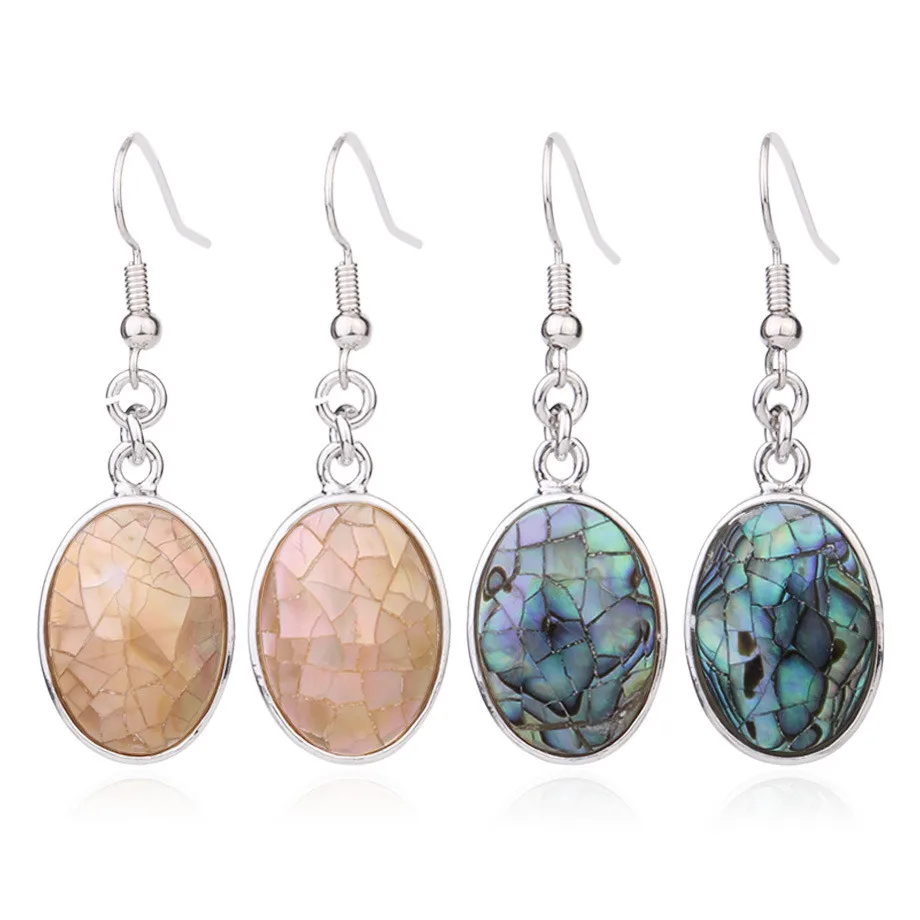 white abalone shell earrings