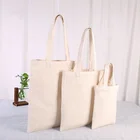 Blank Customized Natural Packgaing Heavu Coloured Cotton Canvas Market Tote Bag