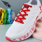 Nylon Shoes Decoration Capsule Lock Lace Custom Lock Polybags Package Oval Nylon Shoelaces No Tie Locks
