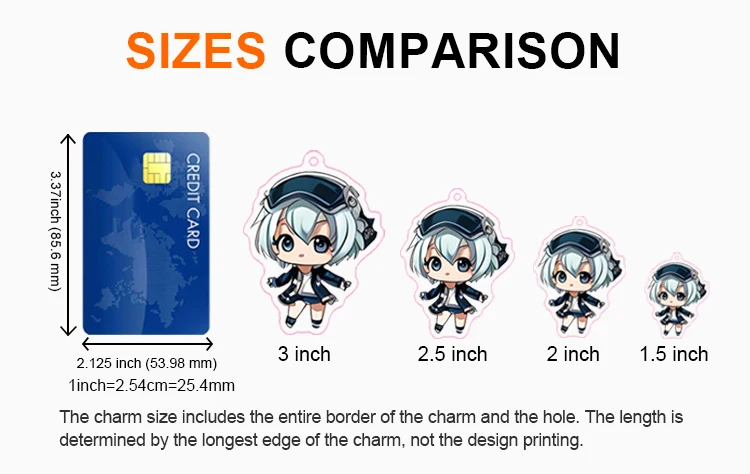 Acrylic Charms Custom Printed Acrylic Keychain Make Own Clear Epoxy Resin Acrylic Keychain Charms manufacture