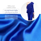 Satin Stretch Satin Satin Stretch Chiffon Polyester Spandex Dress Linings Material Soft Shiny Satin Chiffon Fabric