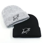 Hats Manufacturers Spring New Men Women Fashion Planet Embroidery Logo Knitted Beanie Hat