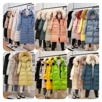 Women's Down Coats winter goose down jacket women outdoor coat Extra Short Winter white duck down crop Puffer Jacket for Ladies