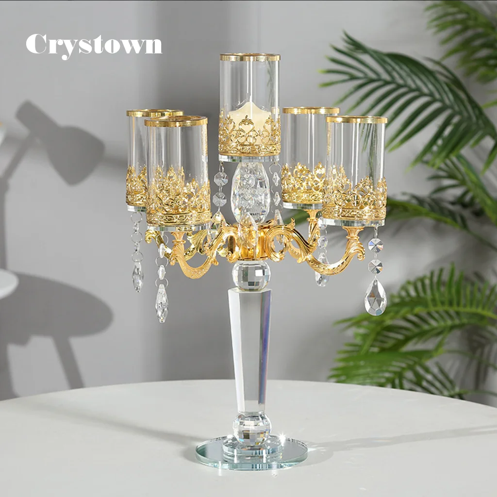 Crystown Hoge Glazen Kandelaars/crystal Kandelaar Kandelaar Glas Bruiloft Kandelaar Voor Thuis - Buy Kristal Kandelaar,Glas Kandelaar,Kristallen Glazen Kandelaar Product on Alibaba.com
