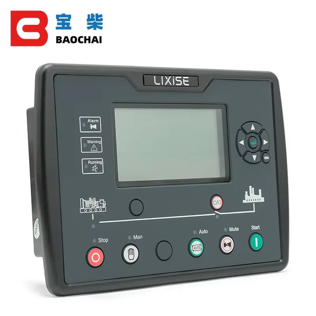 LXC6110N AMF Diesel Generator Set Controller LCD Auto Start Controller Genset Parts Electronic Intelligent Panel LXC6120N