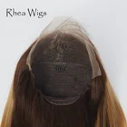 Top Good Quality 13X4 Front Body/Deep/Loose Wave Full Honey Brown Lace Wigs