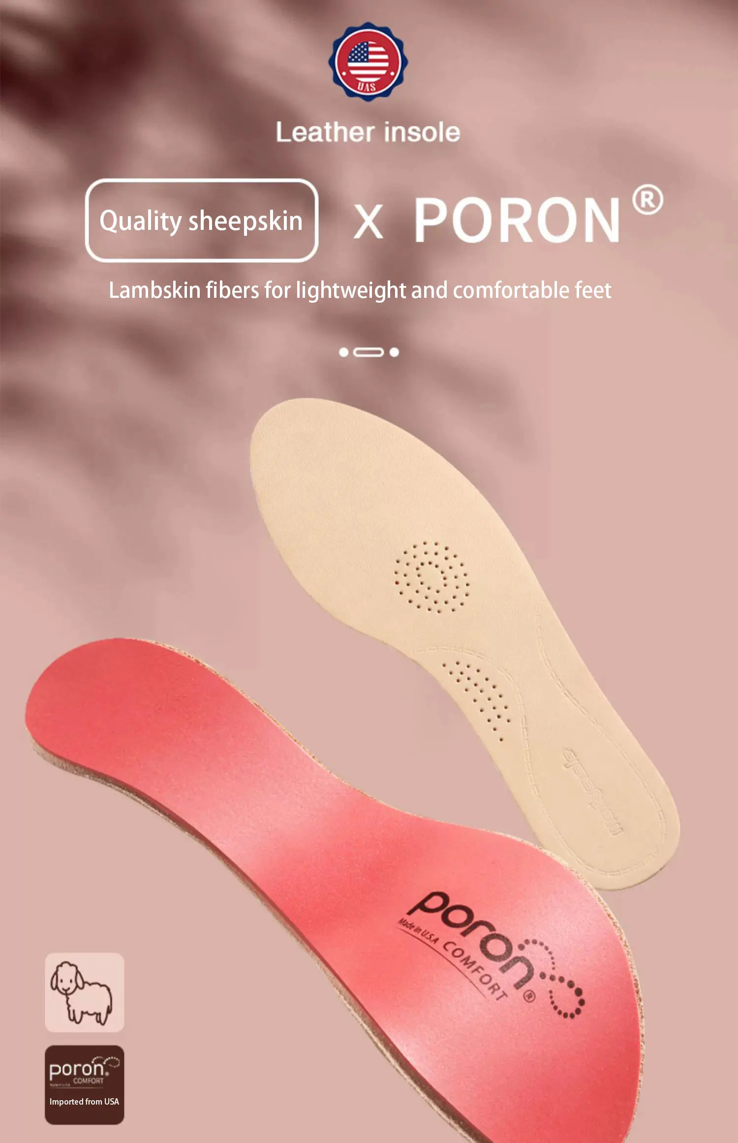 US Poron Insoles for High Heels Sweat Absorbing Wholesale US Poron Insoles for High Heels Sweat Absorbing Wholesale