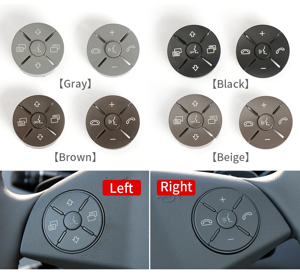 Multi Function Car Steering Wheel Switch Buttons Audio Control Button