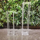 Wedding Hot Sale Transparent Flower Arrangement Clear Acrylic Flower Stand For Wedding Decorative Table Centerpiece