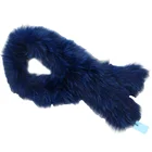 Women Winter Scarf Hand Knit Women Winter Collar Soft Natural Fox Fur Scarf