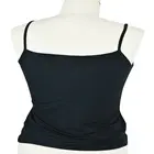 Vest Casual Black Knitted Polyester Sexy Girl Camisole Vest Ladies Camisole Top