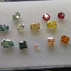 Diamond Lab Grown Fashion Vvs Special Shaped Fancy Color Intense Yellow Diamond