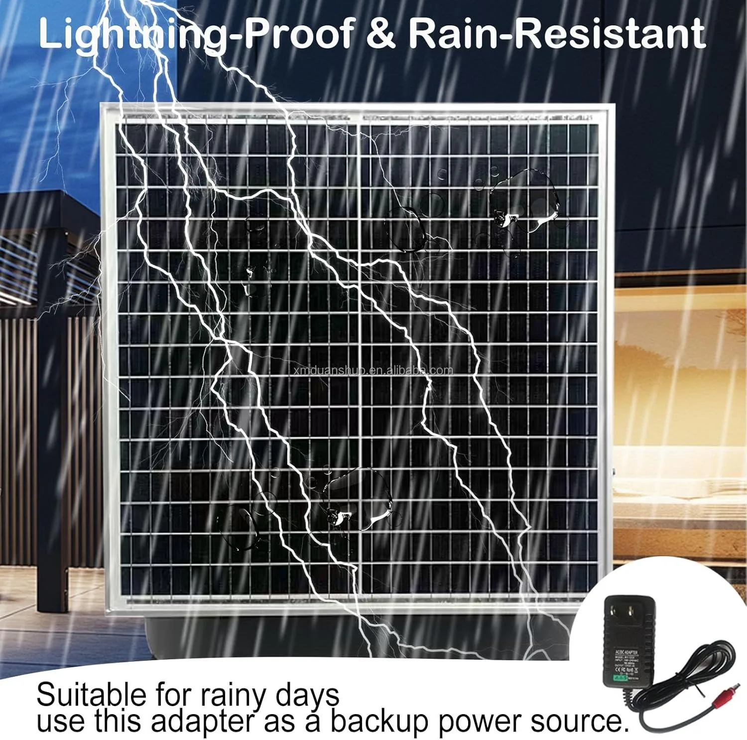 Air Solar Panel, Roof, DC 15V, Electric+Solar - detail 6