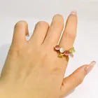 Ring Diamond Unique Design Ring Arrow Diamond Ring Opal Lady's Ring