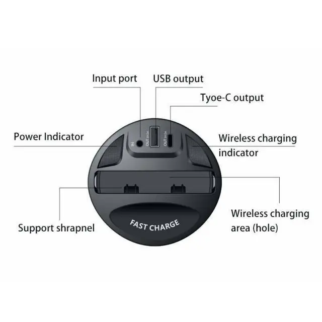 Cargador inalámbrico multifunción para coche USB, soporte de carga para teléfono, taza inalámbrica para coche, cargador rápido 25 Hd8bf932004524460a952be996f60019fg