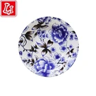 Plate Ceramic Tableware Soup Plate Blue And White Porcelain 2 Sizes To Choose From