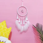 Dream Catcher FS2042 Feather Dream Catcher Indian Dream Catcher Wholesale Handmade Macrame Dream Catcher