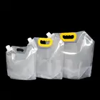 Plastic Liquid With Spout Leak Proof Laminated Plastic Liquid Soap Package Bag With Spout