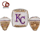 Cz Cz Stone With Gold Plated Custom KC World Championship Rings Jewelry Wholesale In China