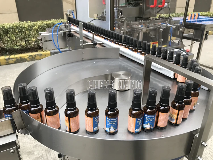 Hot selling 50ml 60ml 120ml Spray bottle filling capping and labeling machine