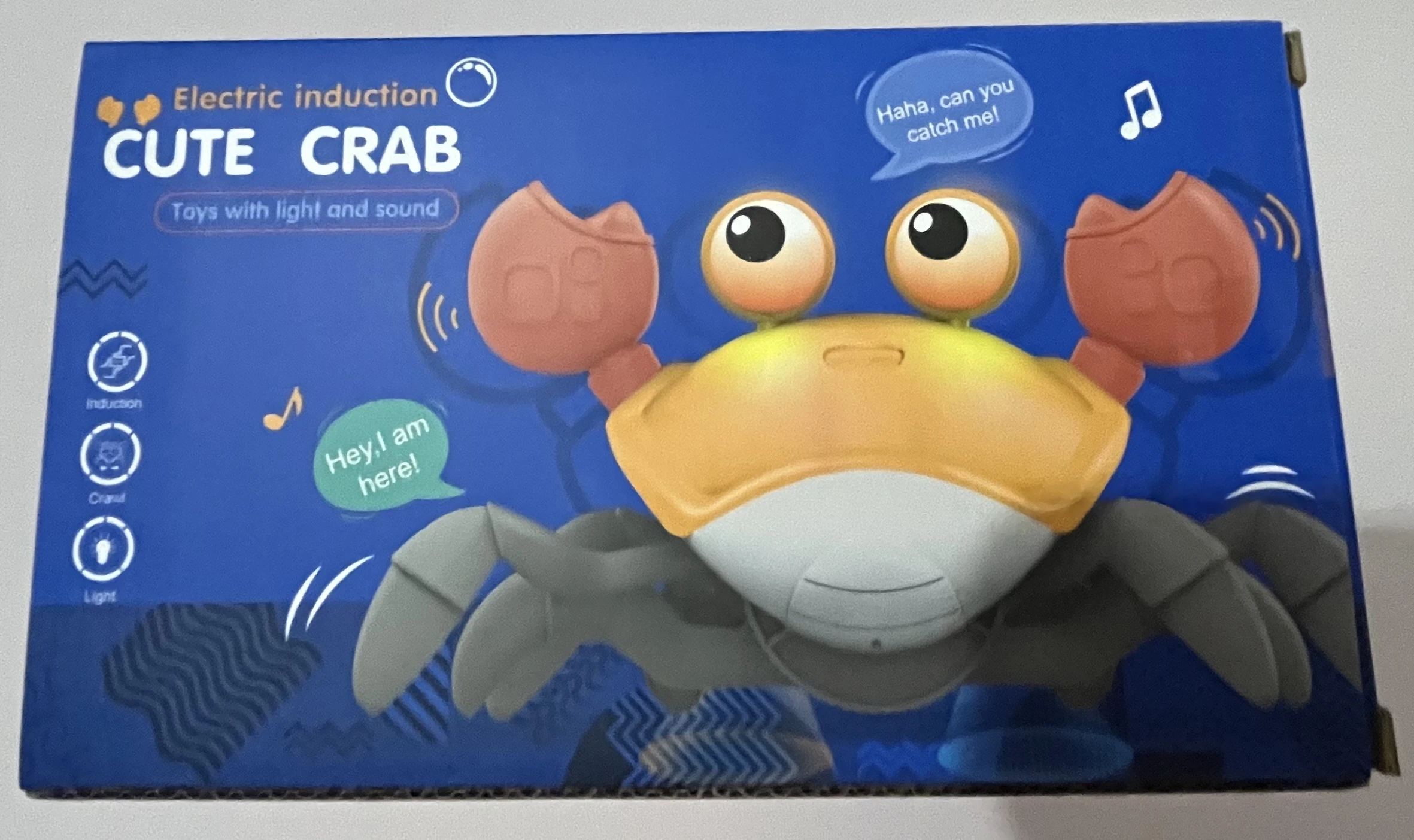 New Crawling Crab Baby Toy Electric Walking Crab Toddler Toys With