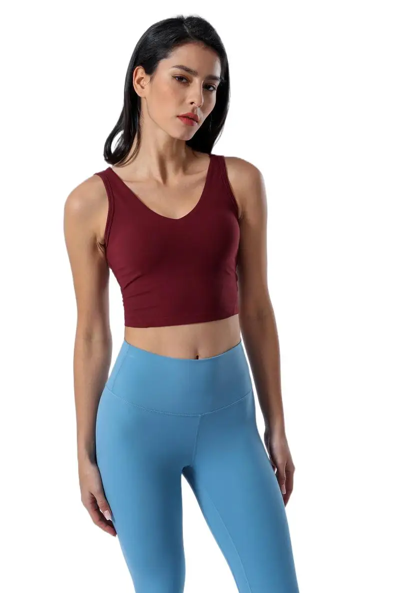 High Sport Bra Fitness Pant And Set Gym Clothes Good Quality Yoga Top