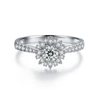 Ring Diamond Diamondrings Ring Setting 18k Real Gold Plated Engagement Diamond Ceramic Diamond Ring