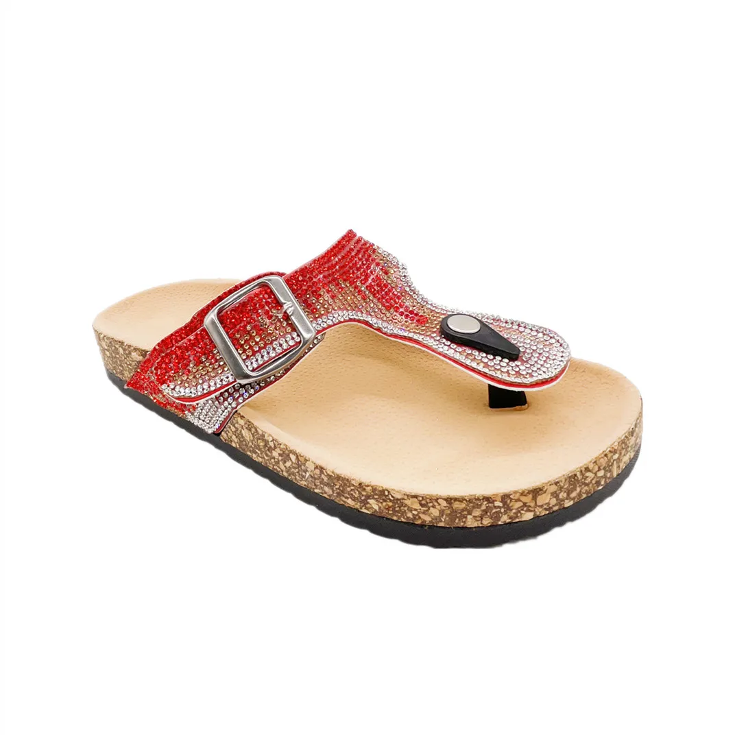 2021 new trend women footwear slippers nice pattern flat slides for outdoor beach lady slippers sandals