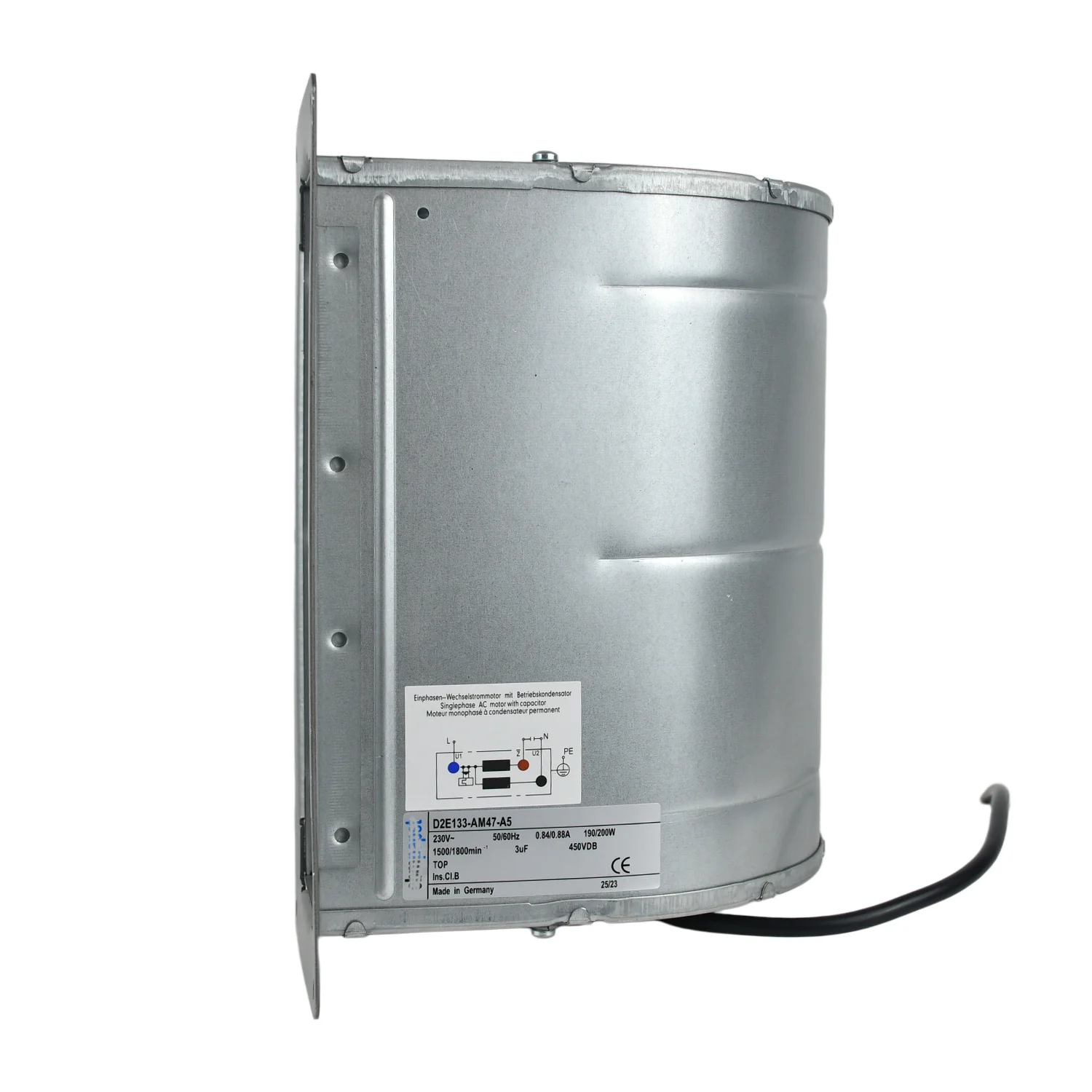 Centrifugal Blower, 230V, D2E133-AM47-A5, 133mm, Inverter - detail 8