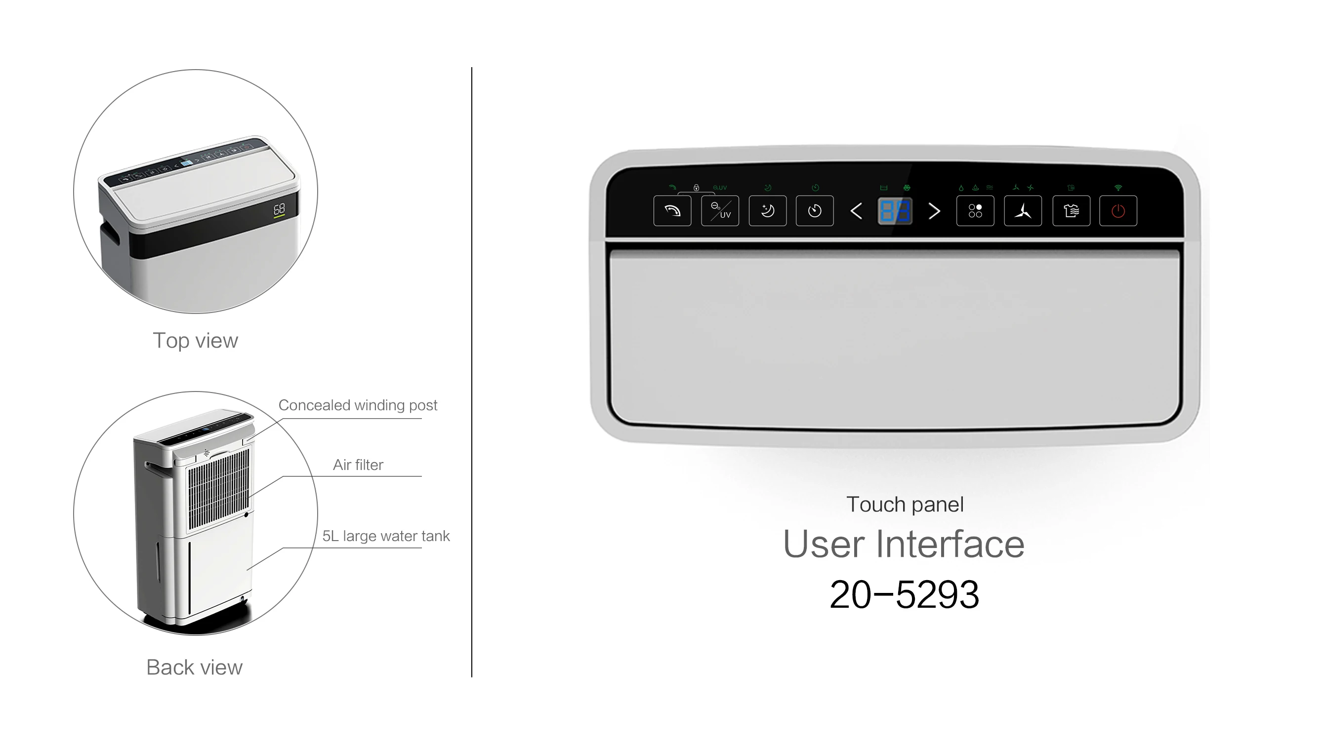 Air Purifier, 20L/Day, UV-C - detail 4