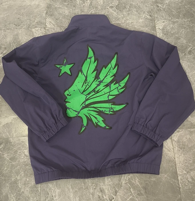 product wholesale high quality winter embroidery print patchwork design custom contrast color outdoor sports windproof waterproof jacket-1