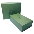 Flat Paper Box Wholesale Custom Magnetic Cardboard Foldable Flat Small Rectangle Paper Flip Box