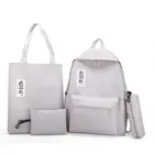 Bag Pink School Bespoke Tailoring Bag Pink Teenagers 4pieces Set School Book Bag Backpack For Colombia Market
