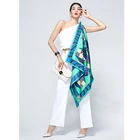 Scarfs Customized Digital Printing Burrberry Small Silk Scarfs Foulard Soie With Quality Warranty