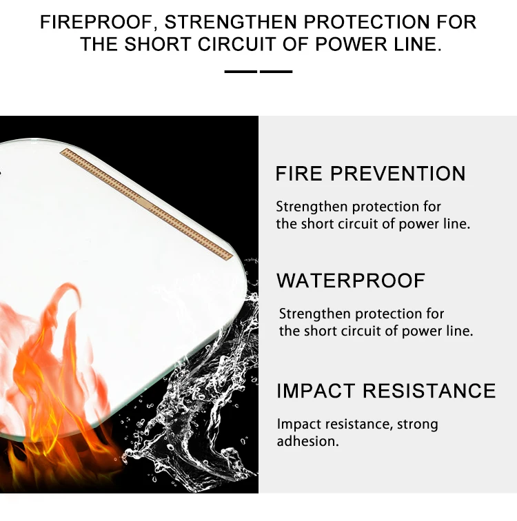 Micro circuit boards on both sides of tempered high temperature glass for heating panels of small household appliances