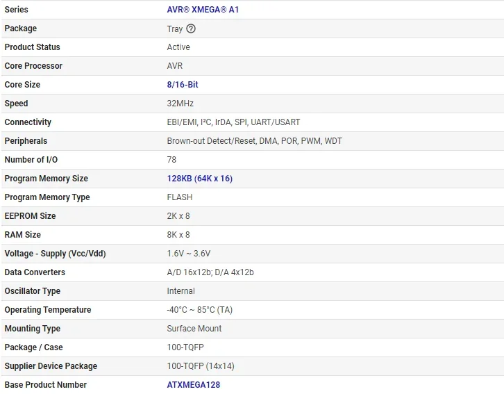 16 bit microcontroller ic tqfp 100 128kb flash for industrial automation iot-0