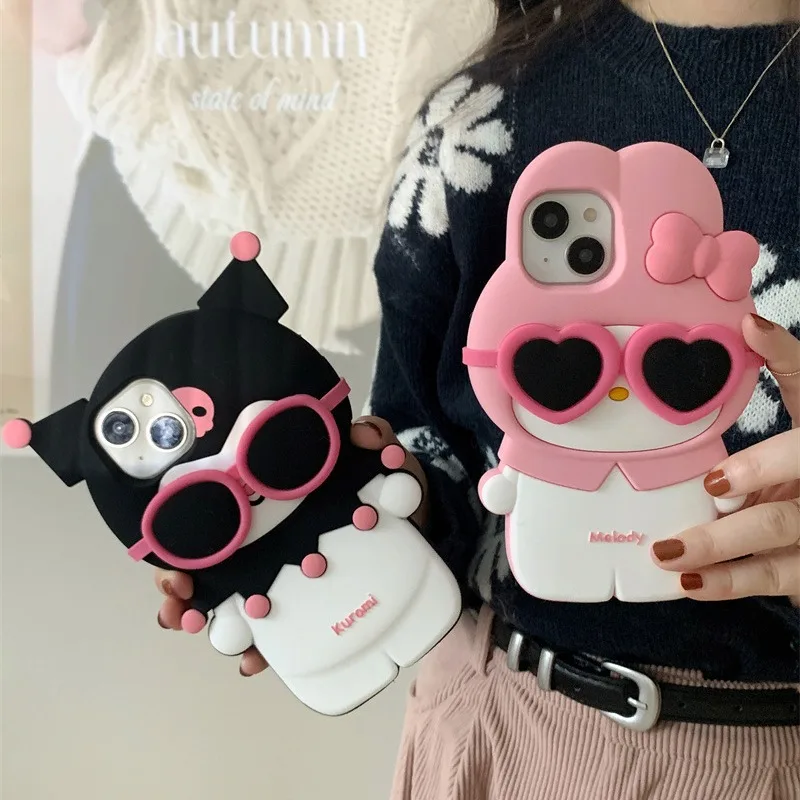 Lovely Lady Girl Cartoon Mobile Cover Silicone Cute Phone Case for Apple iPhone 15 14 13 12 pro max 11