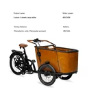 Bicycle Cargo E-bike Cargo Bike Electric Ebike E-cargo Family E Bicycle For Delivery Food Delivery E-bike