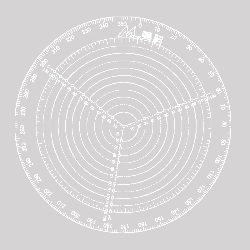 GraphicPro Precision Drawing Circle Template 