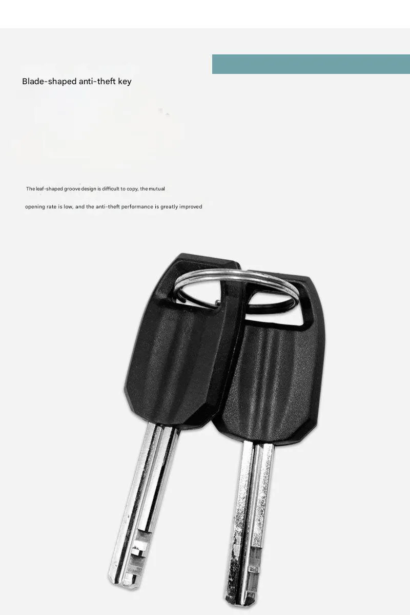 U-Shaped Silicone Lock for Bicycle Electric Car Tram Motorcycle-Cross-Border Mountain Bike Accessory