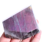 Purple Labradorite Purple Prices Labradorite Wholesale Rainbow Stones Crystal Purple Labradorite For Decoration