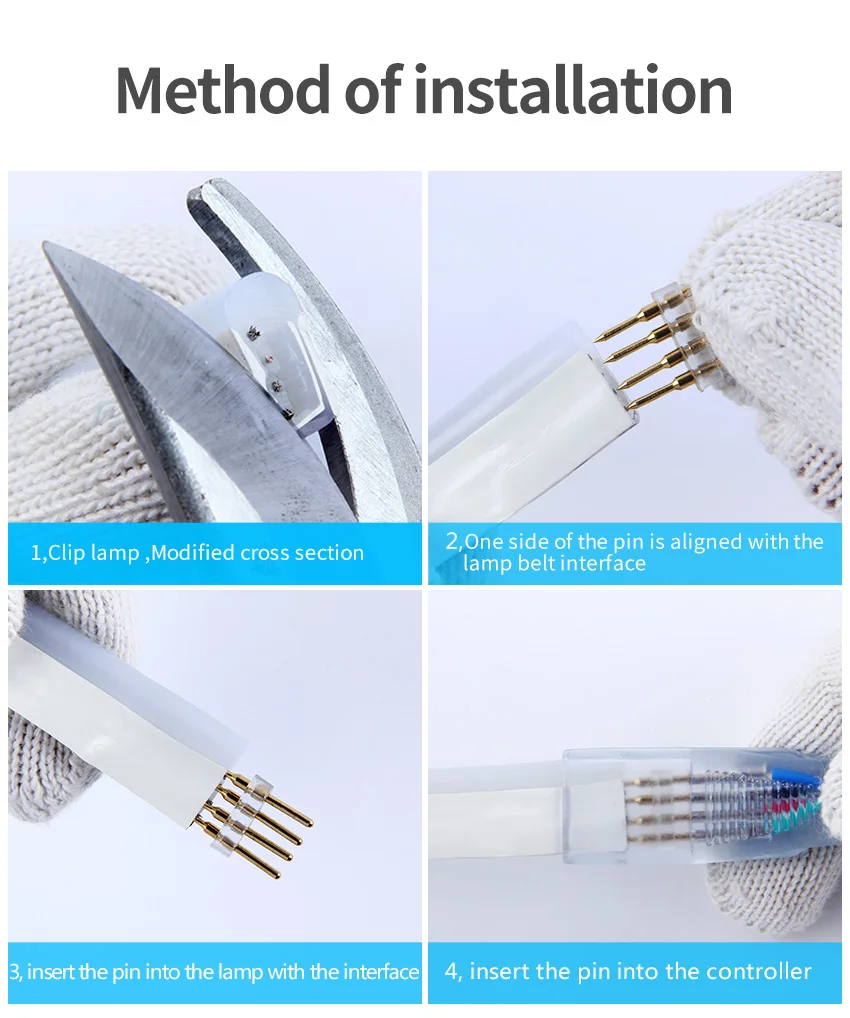 product led flexible multi colour waterproof kit 1m lights lamp new gen strips remoteneon 1cm cut 12v 24v 220v neon light strip flex rgb-8