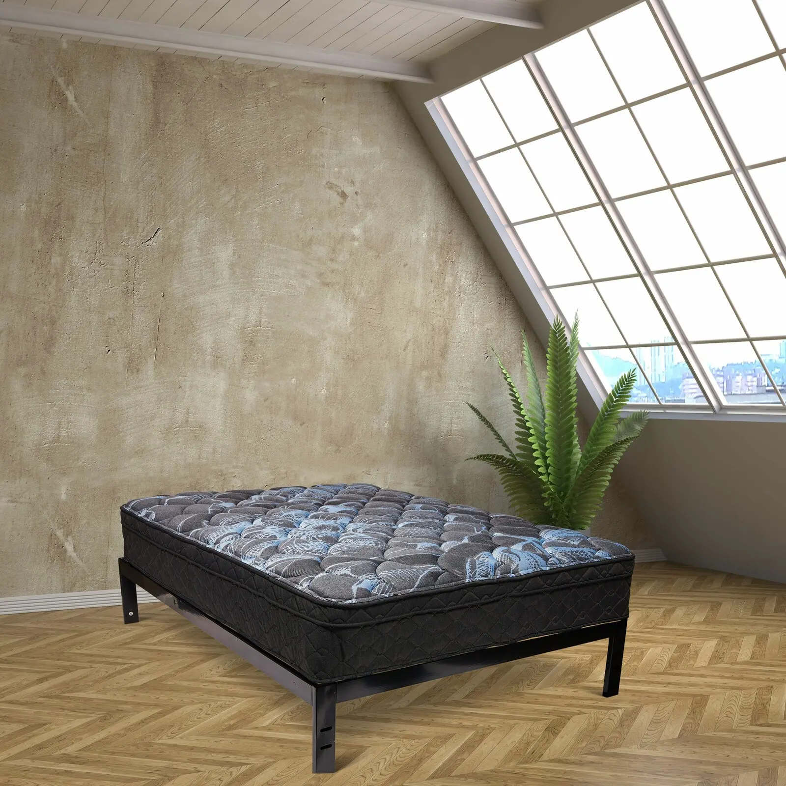 Super comfortable euro top full size pocket spring coils mattress queen king president mattresses