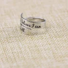 Ring I Ring Joycuff Stainless Adjustable Open Ring Any Size I Believe Bracelet Ring Birthday Gifts
