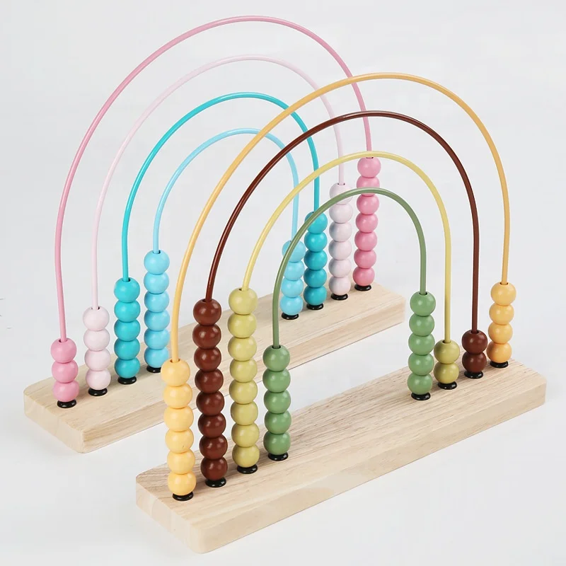 Rainbow Abacus,Montessori Teaching Math 
