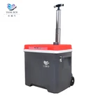 Plastic Cooler Plastic Cooler Wholesale 2019 New 28L Plastic Beer Cooler Box With Wheels