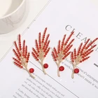 Alloy Inlaid Rhinestone Red Gemstone Series Jewelry Making Kit Accessoriesbridal Jewelry Accessories Aaa Cz